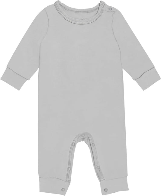 GUISBY Rayon Baby Pajamas, Long Sleeve with Snap Closure Pajamas Sleepers