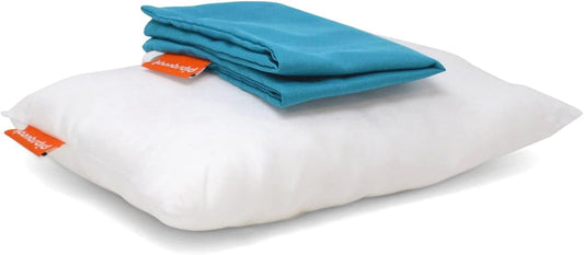 Pipsqueak Pillow - Small, Mini, Tiny - 11 x 7 in - Perfect for Travel, Cars, Airplanes, Camping, Dogs, Toddlers, Kids, Lumbar, Knees and Neck - Ages 2 Yrs and Up