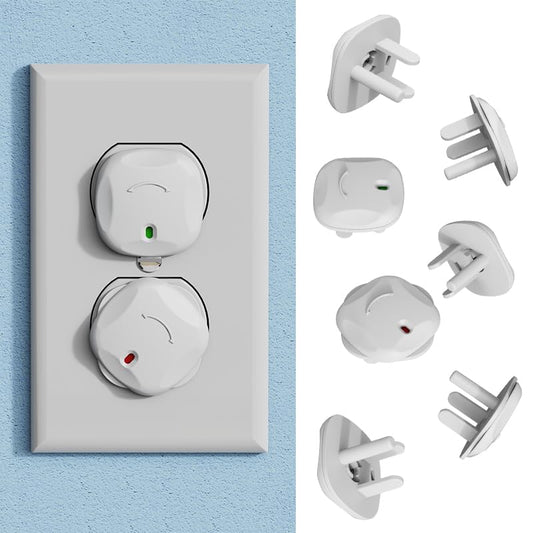 Outlet Covers Baby Proofing, 40 Pack Plug Covers for Electrical Outlets, Outlet Plug Covers to Prevent Power Shock Safety, for US 3-Prong, Plug Protectors for Home, Office, White