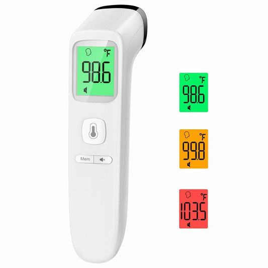 Digital Thermometer for Adults and Kids, Forehead No-Touch Thermometer with Fever Alarm, Accurate and Easy-to-use Thermometer for Home use