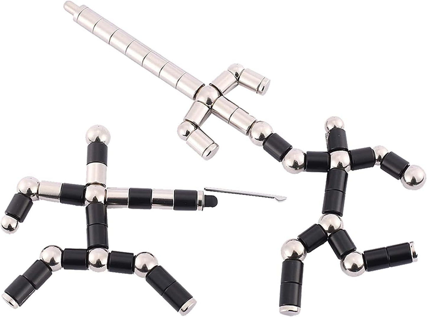 Fidget Pen,Magnetic Pen， Decompression Magnetic Toy Pen，Magnet Pen Fidget Toy Relieve Pressure Novel Toy Gift for Kids or Friends! (Big Black)