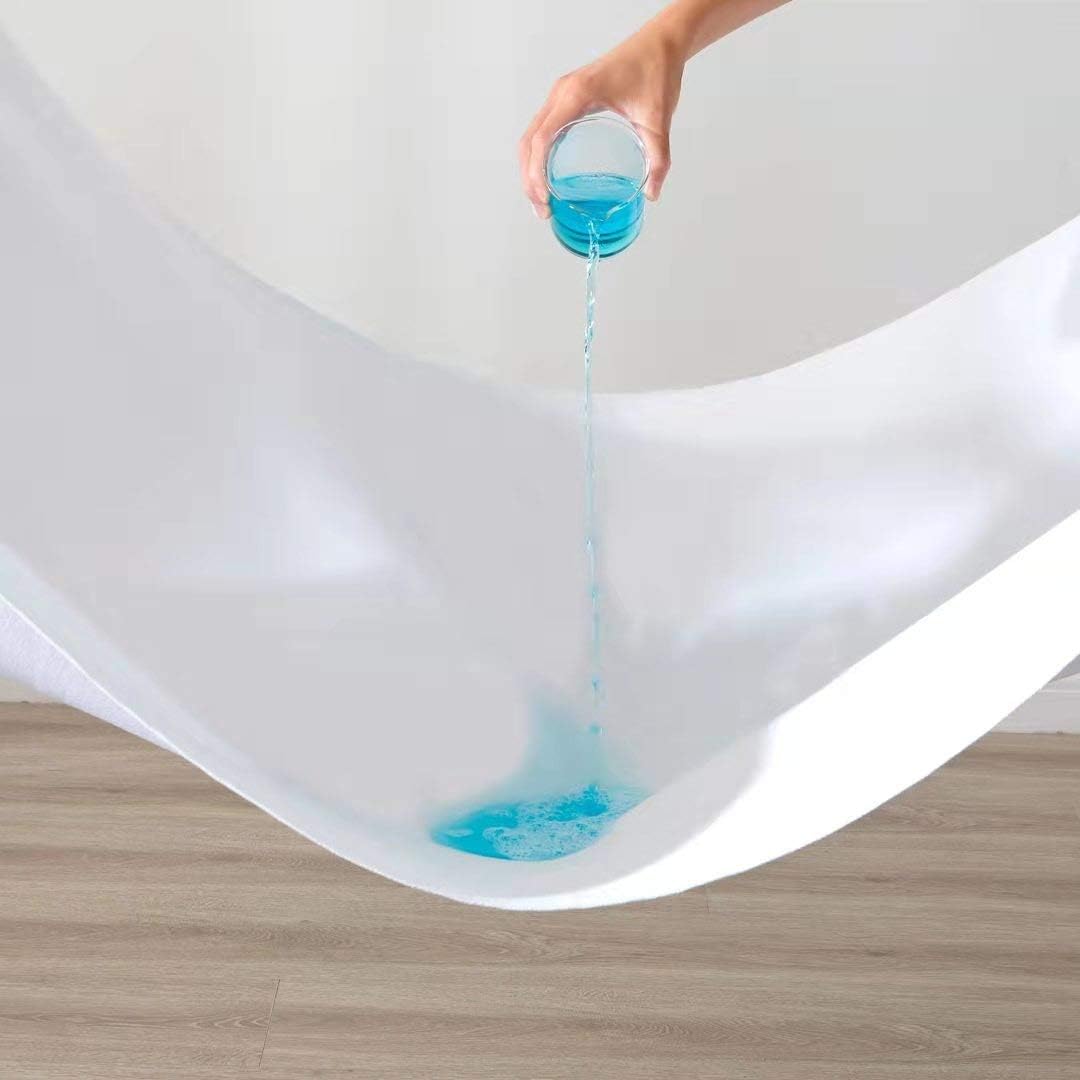 Flannel Crib Protector Pad，100％ Waterproof Mattress Protector Pad, One Size, 34" X 36"-2Pack