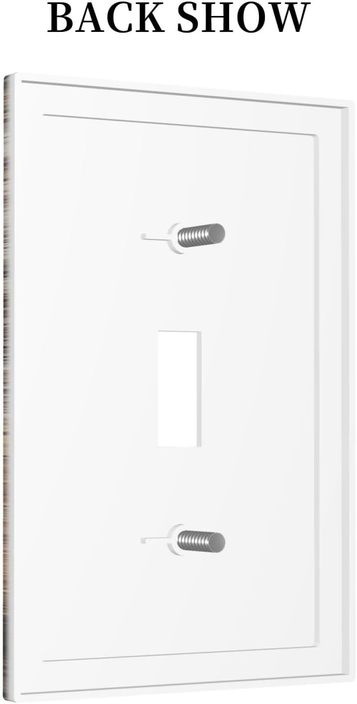 Decorative Light Switch Cover Rustic Wood Country Barn Texas Star On Teal 1 Gang Single Toggle Device Electrical Faceplate Switchplates Decorator Outlet Wall Plate For Farmhouse Cabin