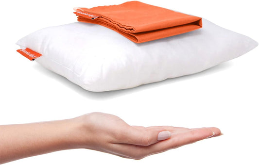 Pipsqueak Pillow - Small, Mini, Tiny - 11 x 7 in - Perfect for Travel, Cars, Airplanes, Camping, Dogs, Toddlers, Kids, Lumbar, Knees and Neck - Ages 2 Yrs and Up