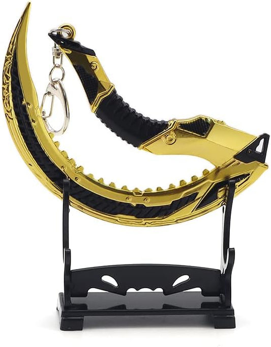 Superbuybox Apex Seer Heirloom Fist Sickle Metal Action Figures Desk Motion Toys Game Collection Decoration Gift (Apex Seer Heirloom Fist Sickle 4.7'')