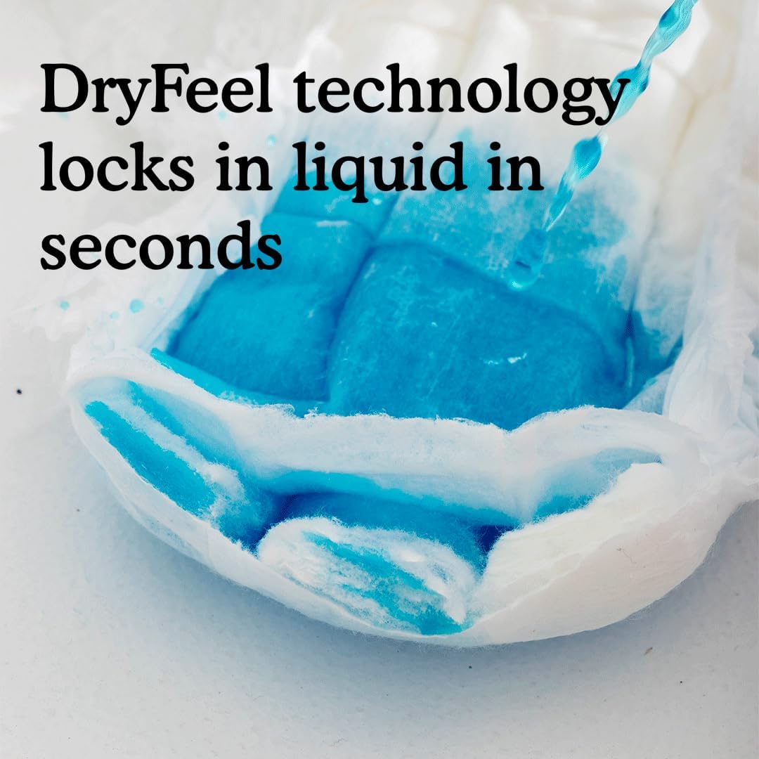 Because Adult Incontinence Underwear for Sensitive Skin - Women - Premium Overnight Disposable Briefs, Anti Odor - White, Small/Medium - Absorbs 6 Cups - 64 Count (4 Packs of 16)