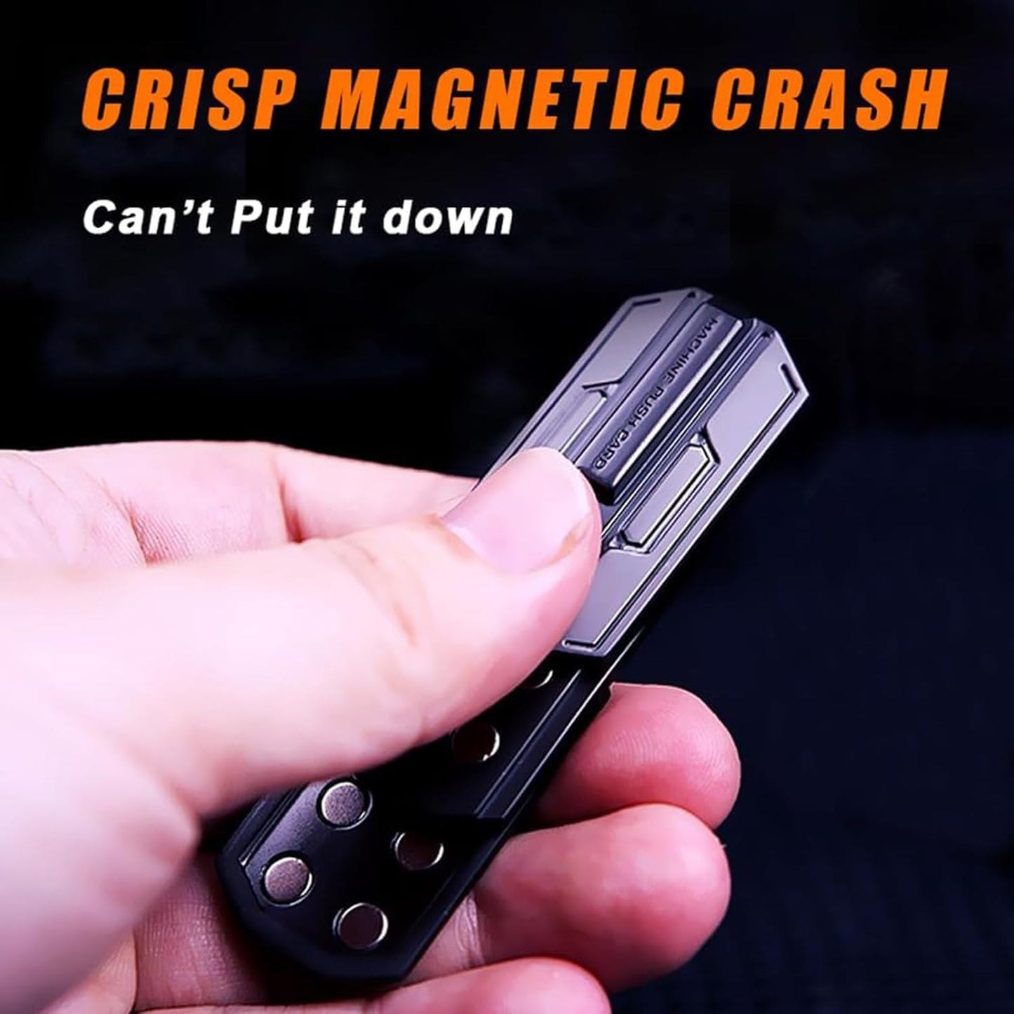 Fidget Toys Adults Metal Fidget Slider Metal Fidget Toys EDC Metal Fidget Slider Toys Adult Fidget Toys for Adults Desk Toys for Office for Adults(Fidget Toys Metal-Blue)