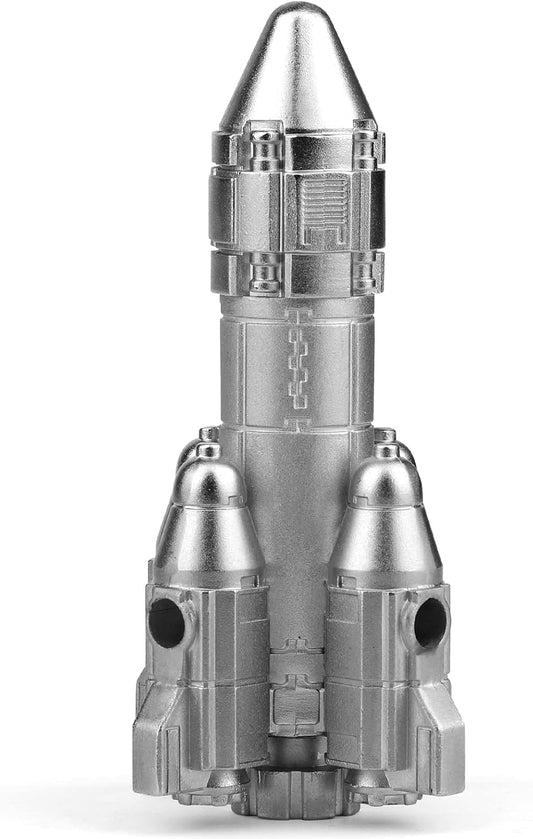 Cool Spaceship Fidget Spinner Toys for Kids Adults, Model Rocket Spinning Top Science Kit, Finger Fingertip Metal Sensory Fidgit Cube Block Office Kinetic Desk Motion Toy