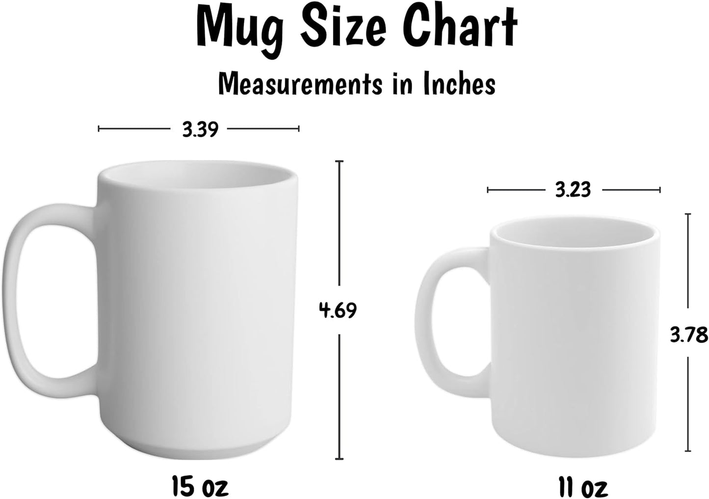 Personalized Mug for Kids - Sports - Custom Name/Text, Ceramic Hot Chocolate/Cocoa/Coffee Cup for Boys/Girls, Birthday/Christmas/Holiday Gift - 15 oz, White Handle