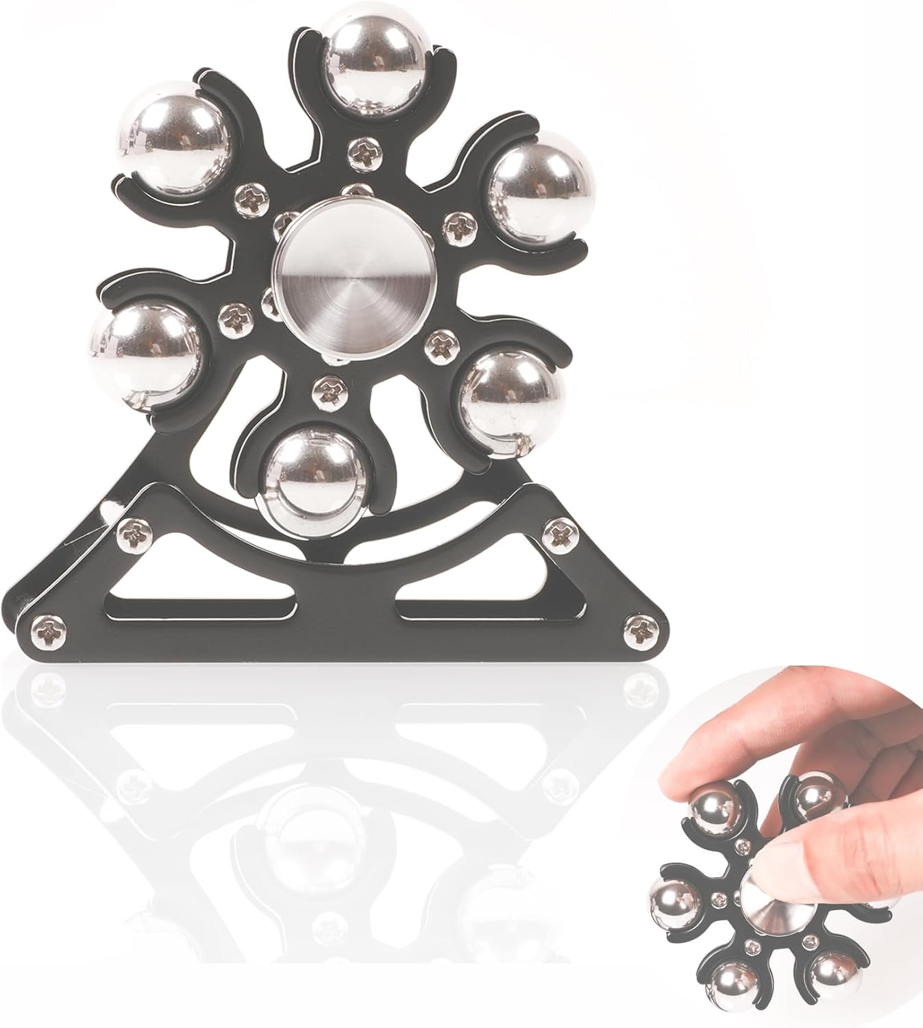 Desk-Fidget-Toys for Ferris-Wheels-Spinner: Metal Kinetic-Spinner 4mins, Cool-Gadgets for Kid Children Teen Adult EDC-Toy, ADHD Tools Cool-Stuff Stress Relief Gift for Office Home School Christmas