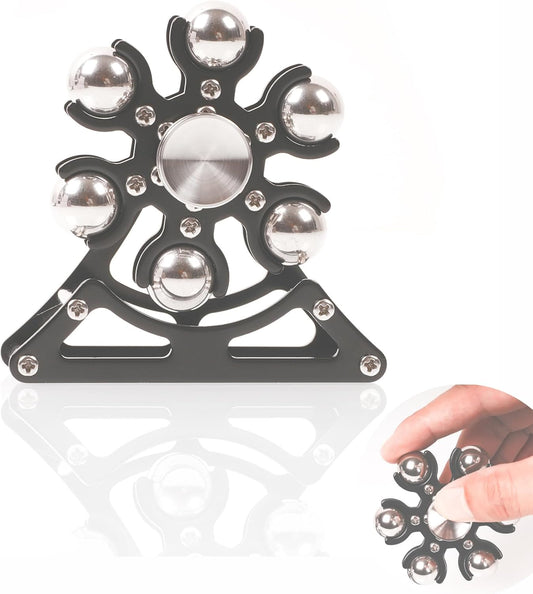 Desk-Fidget-Toys for Ferris-Wheels-Spinner: Metal Kinetic-Spinner 4mins, Cool-Gadgets for Kid Children Teen Adult EDC-Toy, ADHD Tools Cool-Stuff Stress Relief Gift for Office Home School Christmas