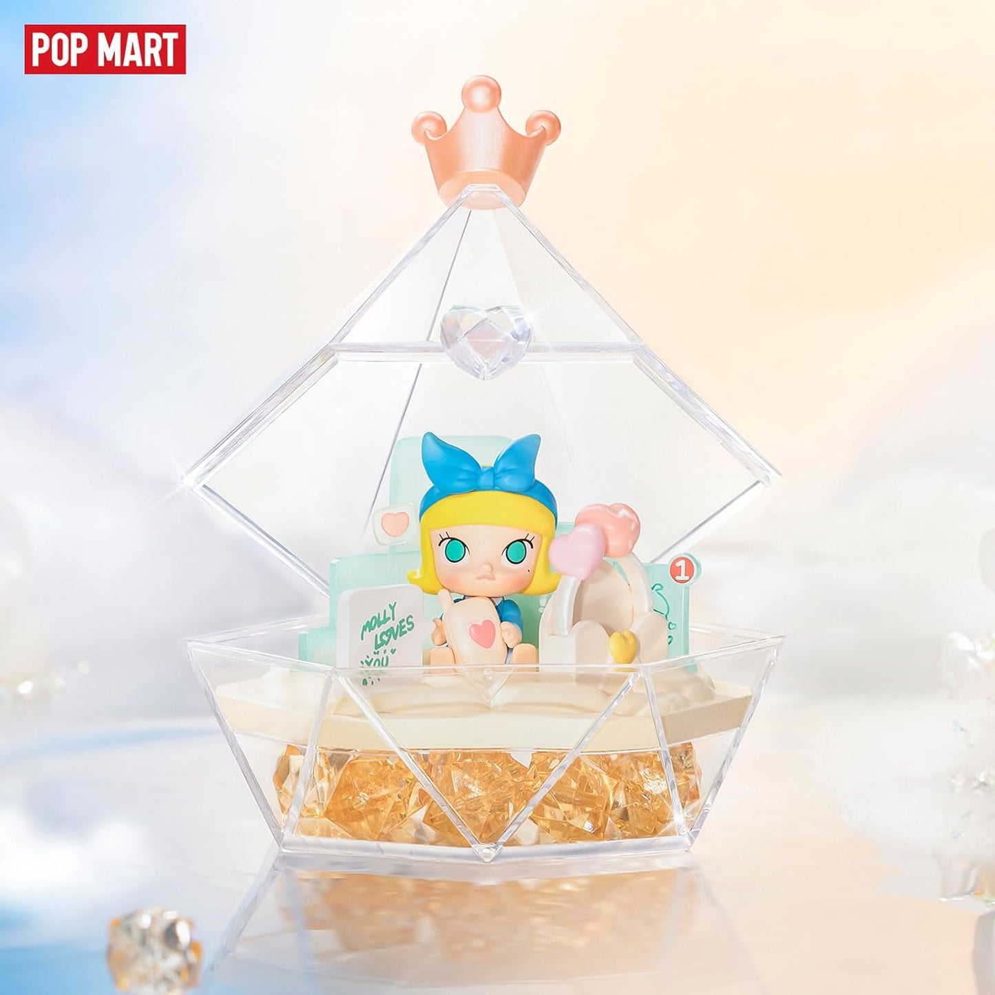 POP MART Crybaby Wishes at Your Fingertips Series Scene Set Blind Box Figures, Random Design Mystery Toys for Modern Home Decorations Indoor, Collectible Toy Set for Desk Accessories, Triple Box