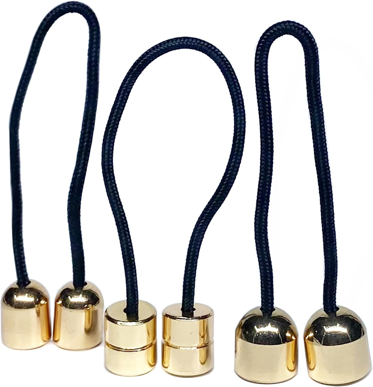 3 Pcs Fidget Beads Fidget Toy Copper Worry Fidget Beads Spin Bump EDC Novelty and Gag for Men Women Teens Skill Players (Bell)