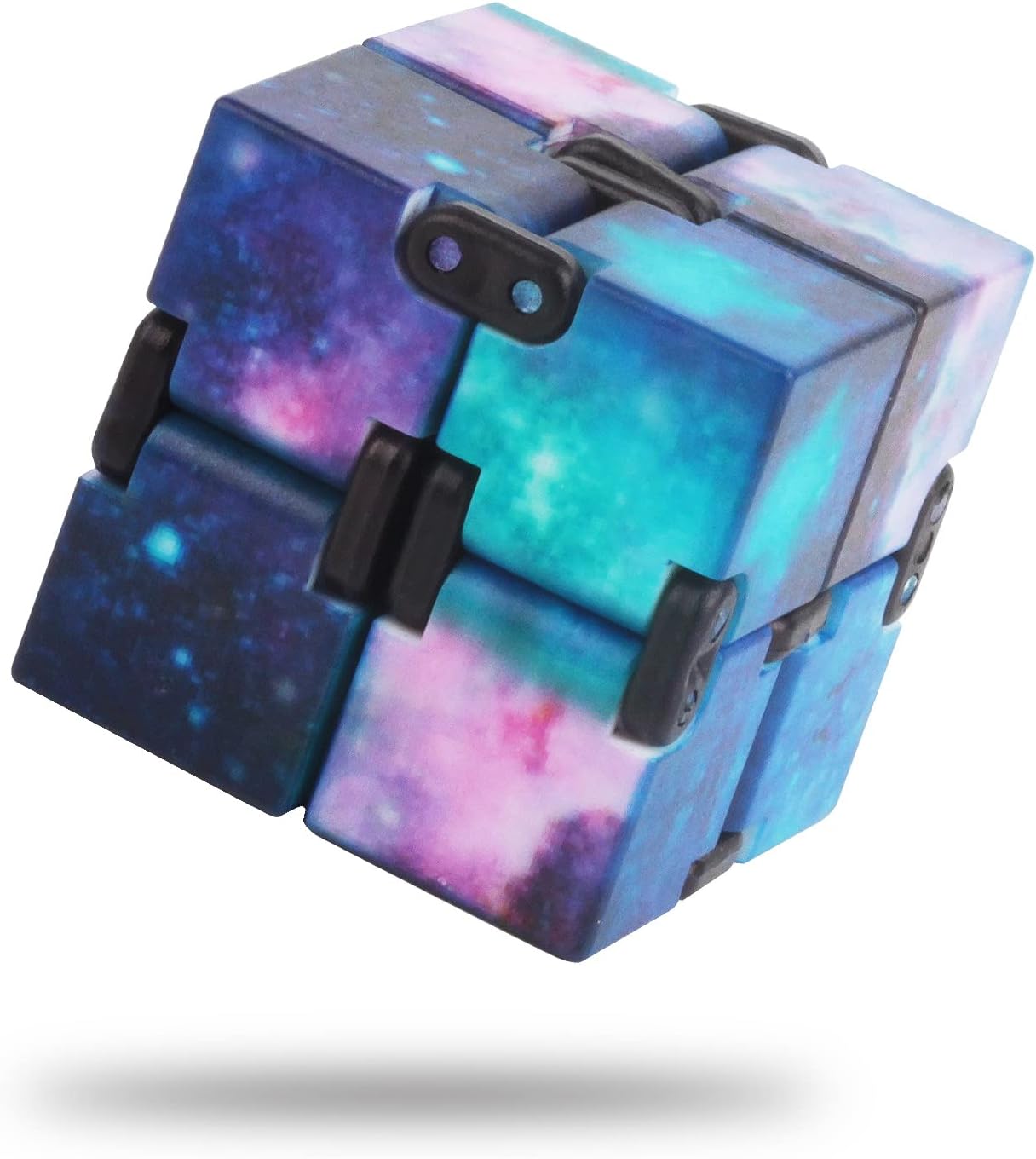 Fidget Infinity Cool Cube Toys: Hand Held Magic Cube Cool Stuff Gadgets Things Unique Birthday Gifts Boys Girls Kids Adults Anxiety Stress Relief Sensory Toy Finger Christmas Stocking Stuff Gift Toys