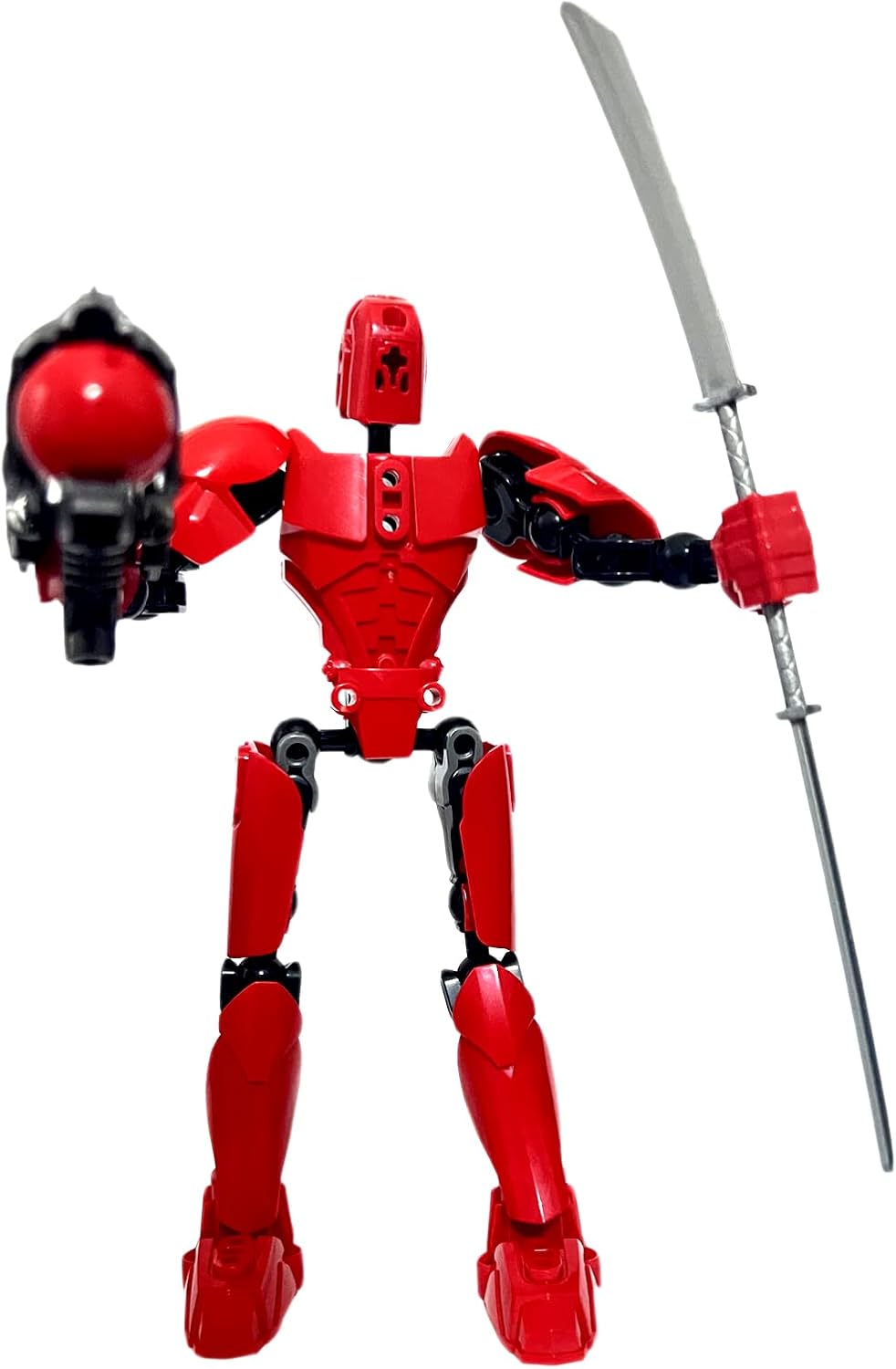 Titan 13 Action Figure, T13 Action Figures 3D Printed Multi-Jointed Movable, Nova 13 Action Figure Lucky 13 Action Figure Dummy 13 Action Figure, Game Gifts Valentines Gifts (New Red)