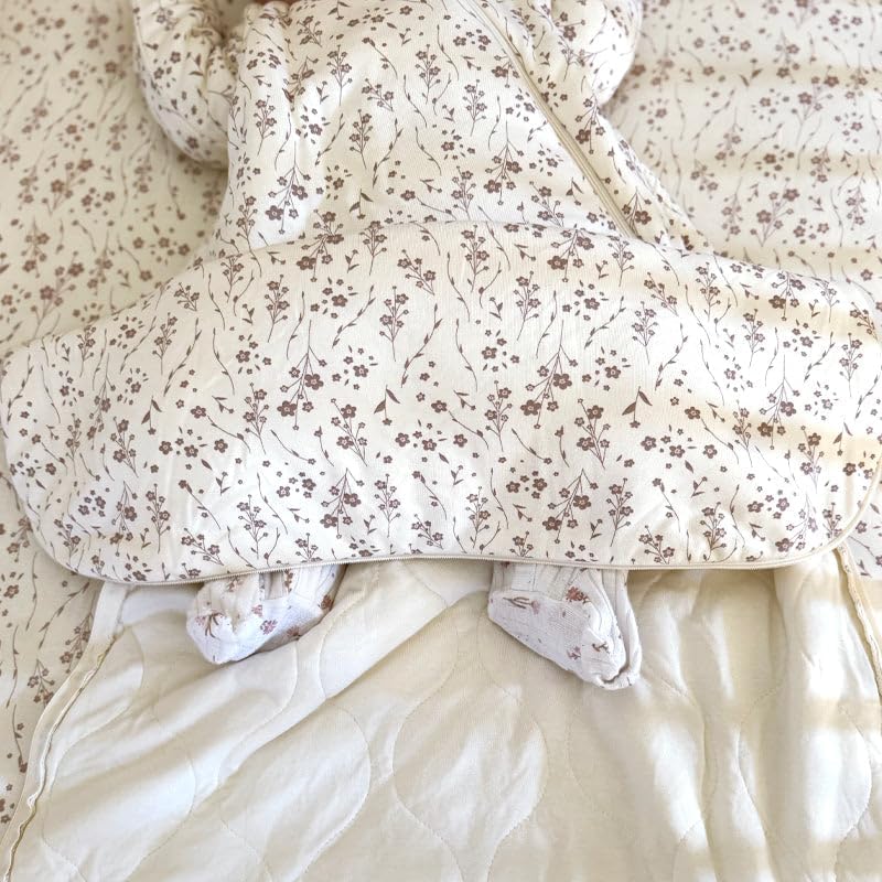 GUNAMUNA Unisex Long-Sleeve Sleep Sack, Wearable Sleep Bag for Babies and Toddlers, Soft Rayon, 1.0 TOG, 3 to 36 Months