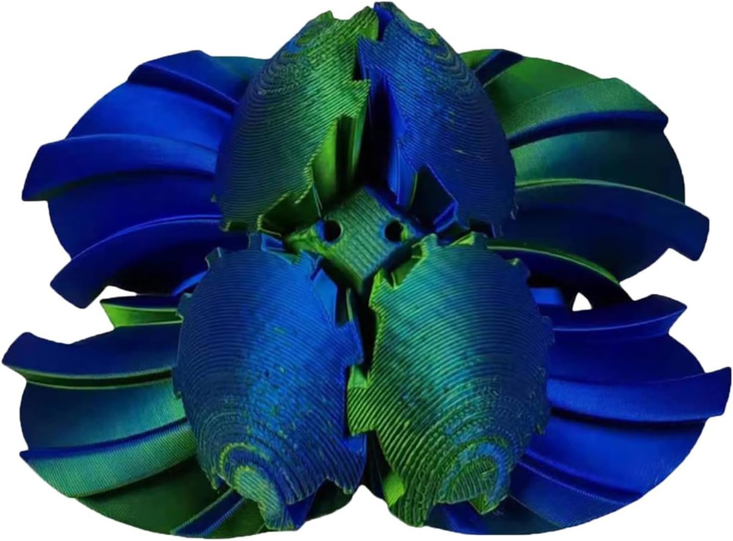 Gear Ball - 3D Printed Gear Ball Spin Ball or Cube Fidget Toy, Gear Sphere, Gear Ball Gearball Fidget Toy, Stress Ball, GearSphere Desk Toy, Fidget Ball, Gear Toy for Stress and Anxiety Relaxing