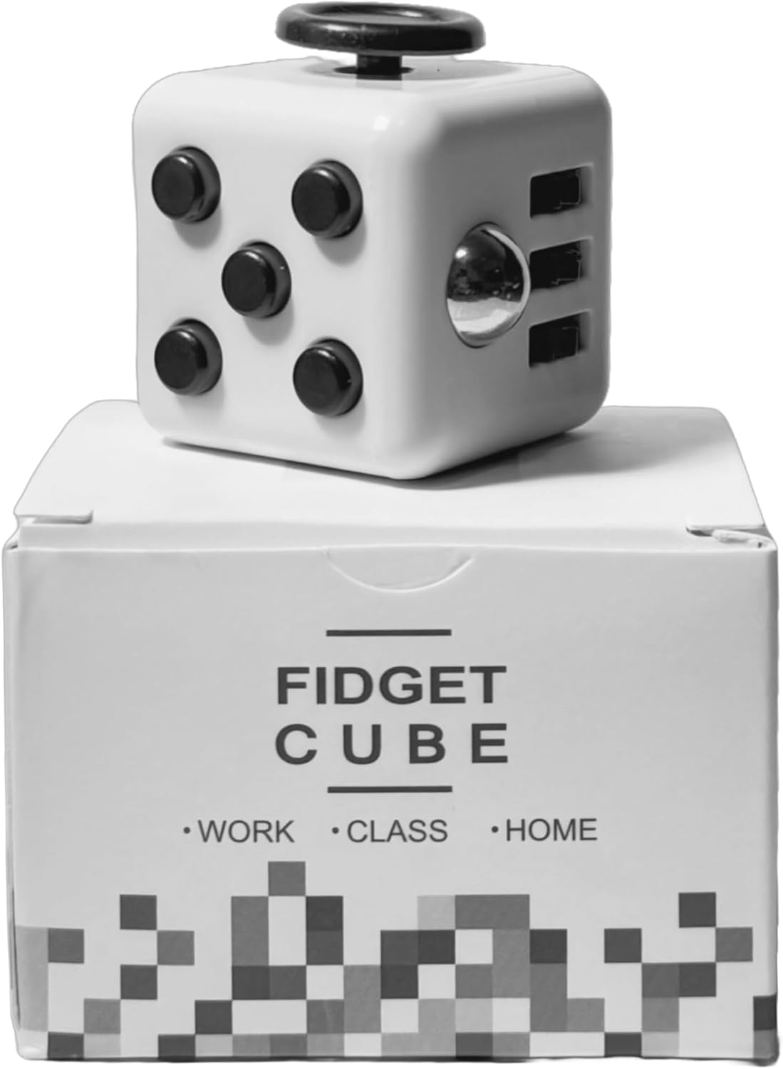 Fidget Gadget Toy - Premium Quality Stress Relief Cube Toy for Adults and Kids - Improve Focus, Relieve Anxiety, and Increase Productivity - Durable and Portable Design, Small, Oreo