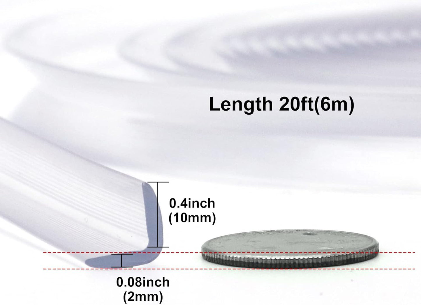 Baby Proofing, Tables Corner Guards Baby Child Safety, 20ft(6m) Soft Bumper Strip Furniture Clear Toddler Edge Corner Protectors, Desk Edge Cushion