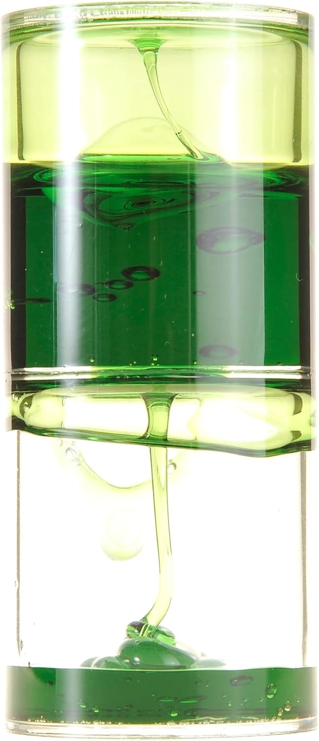 PowerTRC Liquid Motion Spiral Timer Fidget Calming and Soothing Desktop Toy Sensory Visual Toy Beautiful Ooze Tube for Autism, Anxiety & ADHD