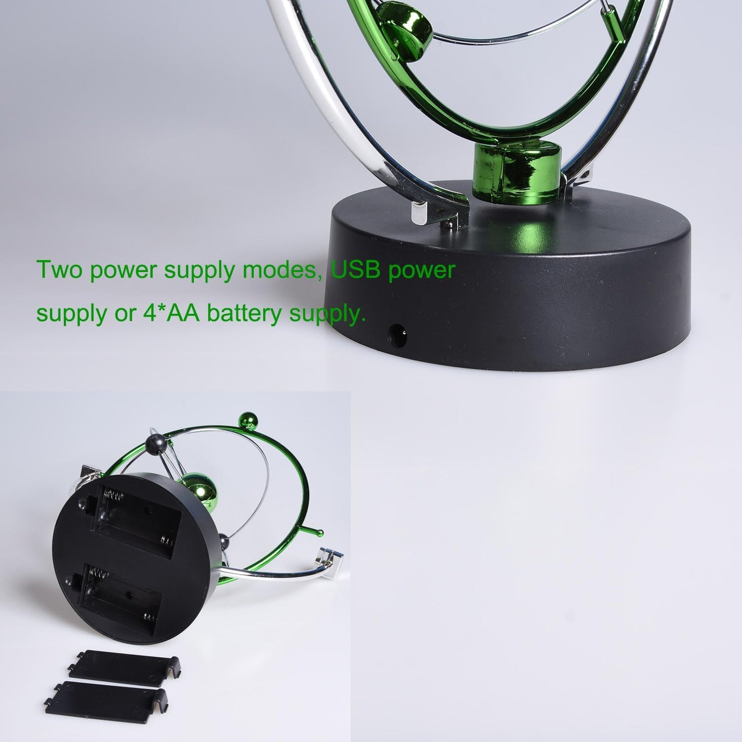 ThinkTop Kinetic Art Asteroid, Educational Physics Mechanics Science Toy Kinetic Art Milky Way Orbital Electronic Perpetual Motion Desk Home Decor