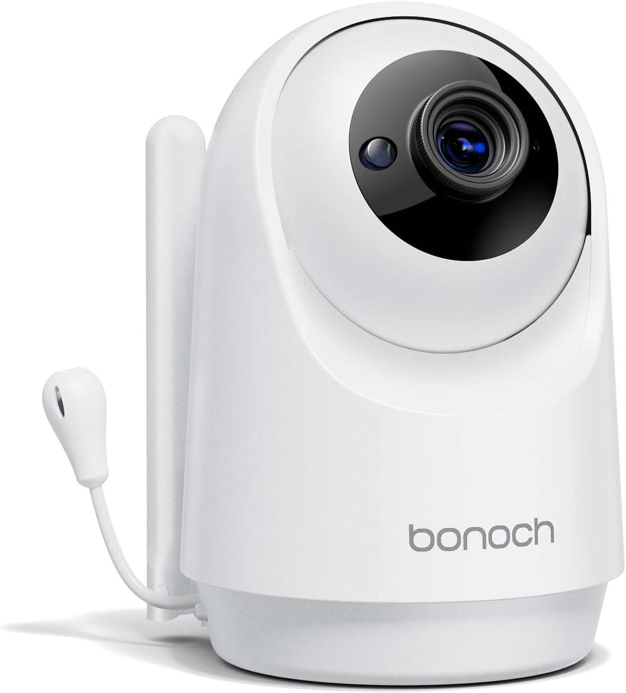 bonoch Add-on Baby Camera Unit for BBM14/BBM16, 1440p HD Video Baby Monitor Camera No WiFi, Security Split-Screen, Auto Night Vision, 4X Zoom, 2-Way Audio, Temperature Sensor, 3 White Noise 3Lullabies