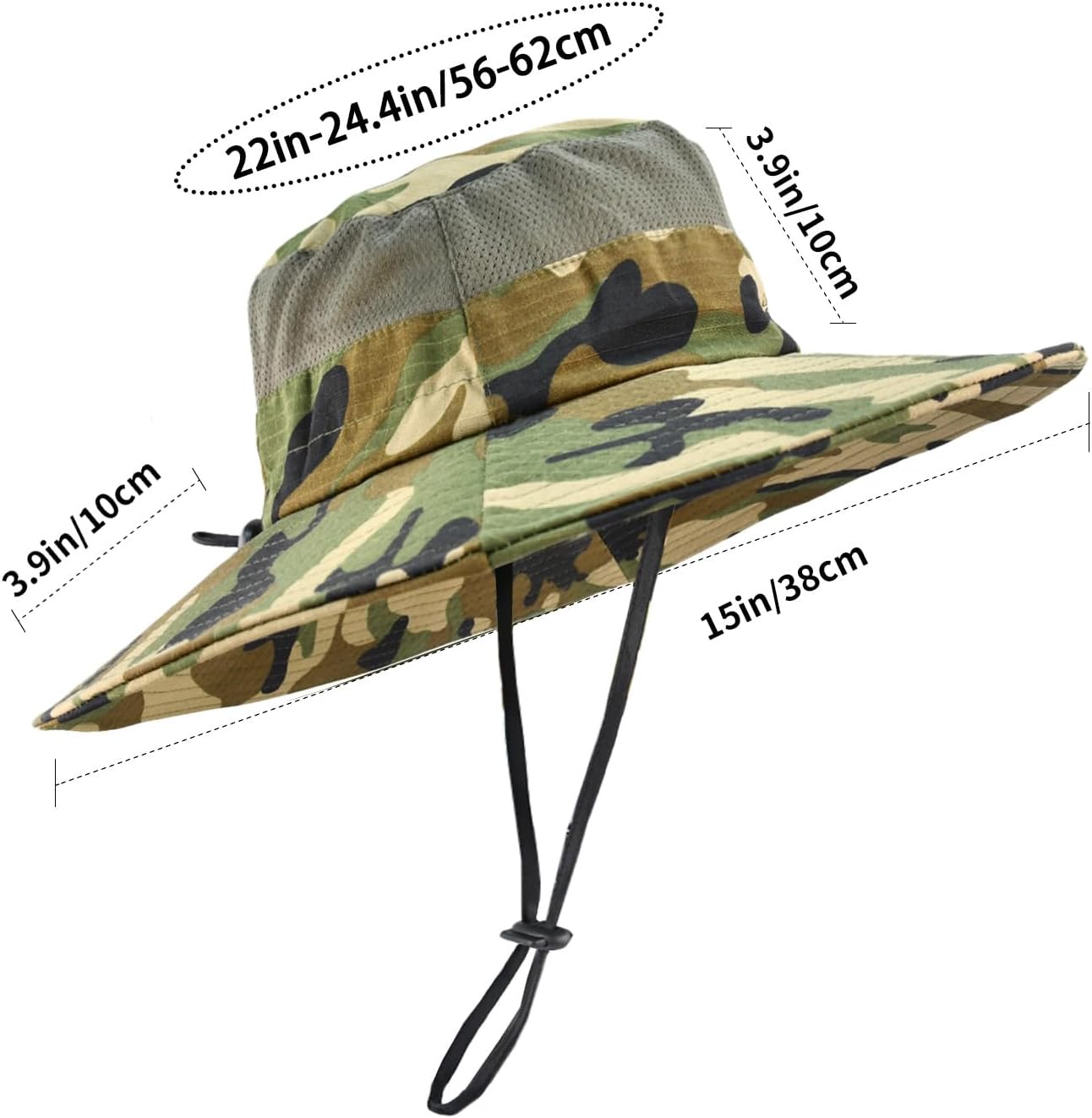 Sun Hats for Men Women Fishing Hat UPF 50+ Breathable Wide Brim Summer UV Protection Hat