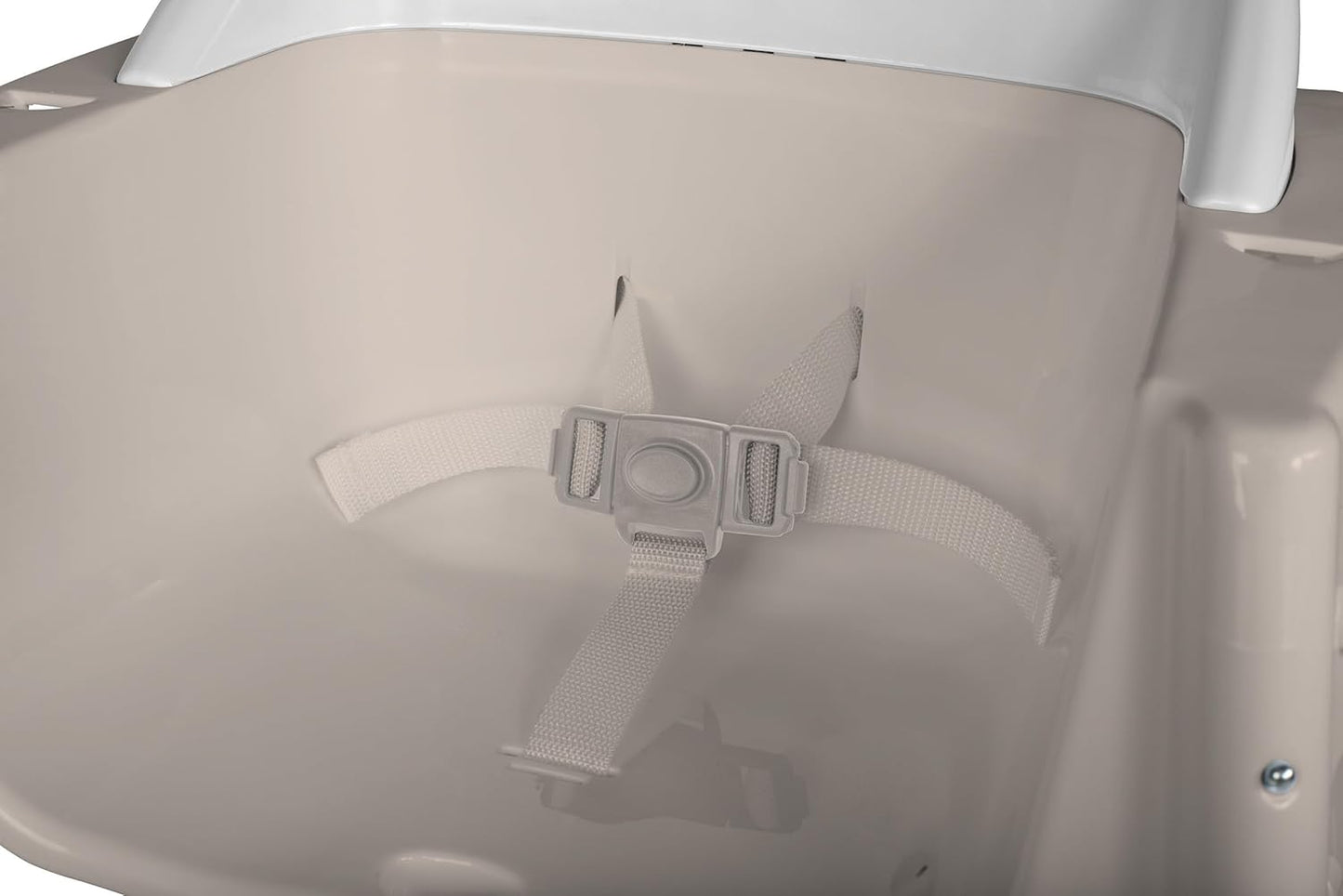 Foundations Secure Sitter Feeding Chairs 3-Pack, No-Tip Feet, 3-Point Adjustable Harness, Removable Tray, Stackable Feeding Chairs (13 inch)