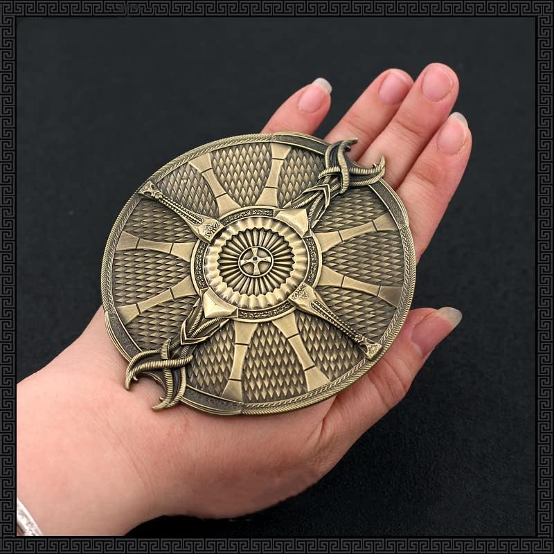 Superbuybox God of War Ragnarök Kratos Guardian Shield Action Figures Game Toys Collection Keychain Gift Desk Decoration Backpack Pendant Gift