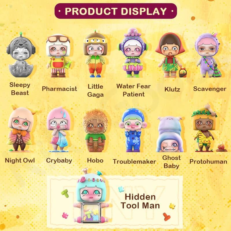 Tiny doll Fairytale Town Blind Box Figures 1PC Random Design Toys for Modern Home Birthday gift Decorations Indoor, Collectible Toy Set for Desk Accessories