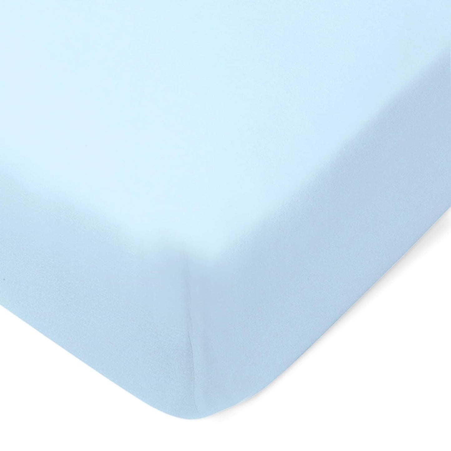 HonestBaby unisex-baby Fitted Crib Sheets Set Standard Mattress, 100% Organic Cotton Baby Boys, Girls, Neutral, 1 Pack - Light Pink, One Size