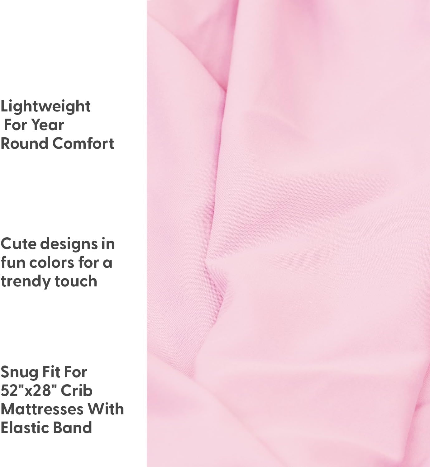 The Peanutshell 4-Pack Fitted Crib Sheet Set - Super Soft & Breathable Baby Girl Crib Sheets, Nursery Decor, Fit for Standard Mattress Cover- Floral