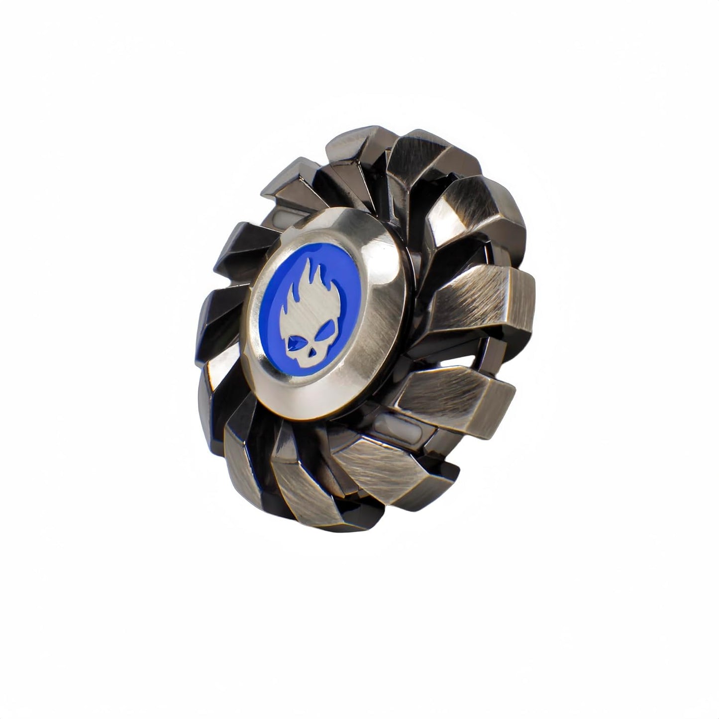 Fidget Spinners, Metal Fidget Toys, Silver Fidget Spinners for Kids and Adults Named Shadow Silver Could Glow in The Dark