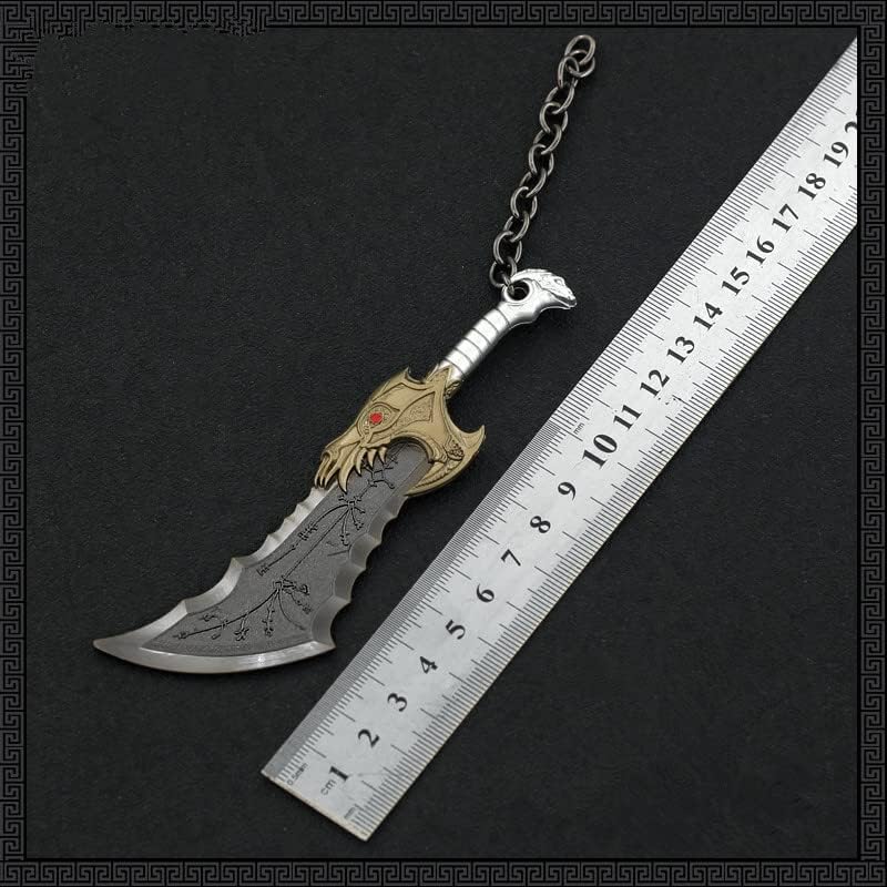 God of War Ragnarök Kratos Blades of Chaos Action Figures Game Toy Collection Keychain Desk Decoration Backpack Pendant Gift