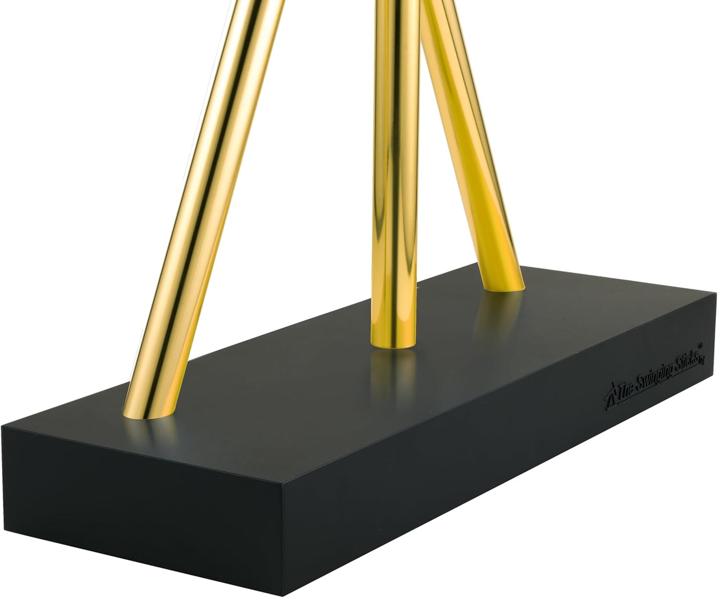 Kinetic Energy Sculpture - Desktop Toy Version (Black/Gold)