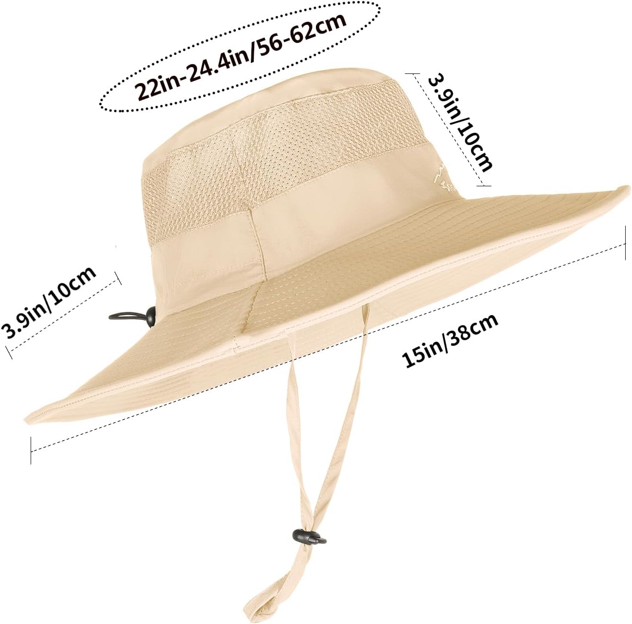 Sun Hats for Men Women Fishing Hat UPF 50+ Breathable Wide Brim Summer UV Protection Hat