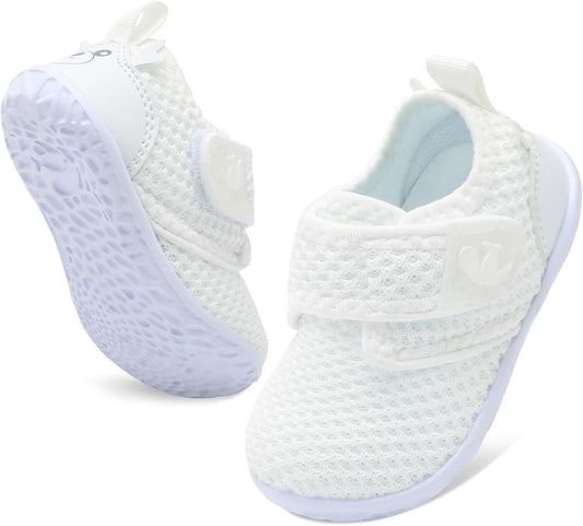 FEETCITY Baby Walking Shoes Barefoot Baby Shoes Infant Sneakers Newborn Crib Shoe Lightweight Flexible Slip On Shoe
