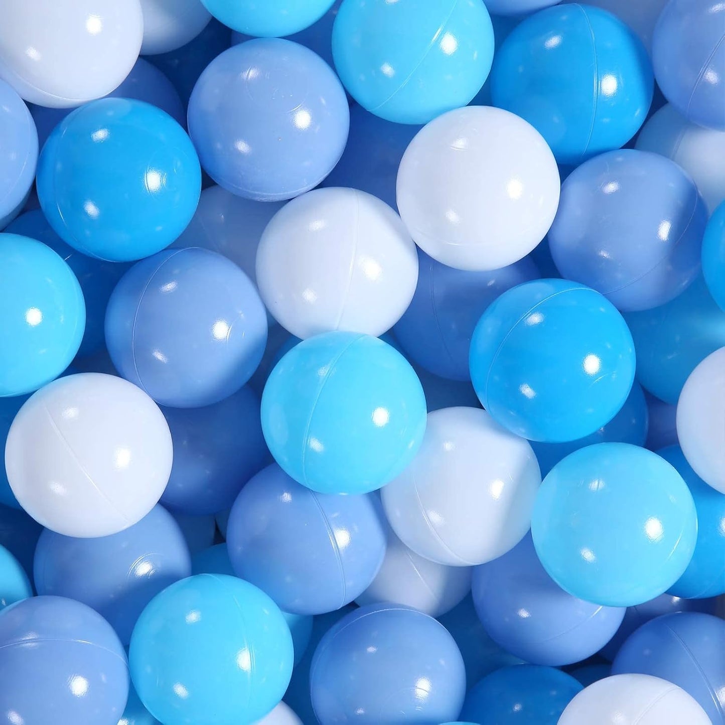 GOGOSO Plastic Balls Play Pit Balls for Baby Kid Ball Play Pit Play Yard, Baby Fance, Playpen, Playtent with 3 Colors,2.17inches