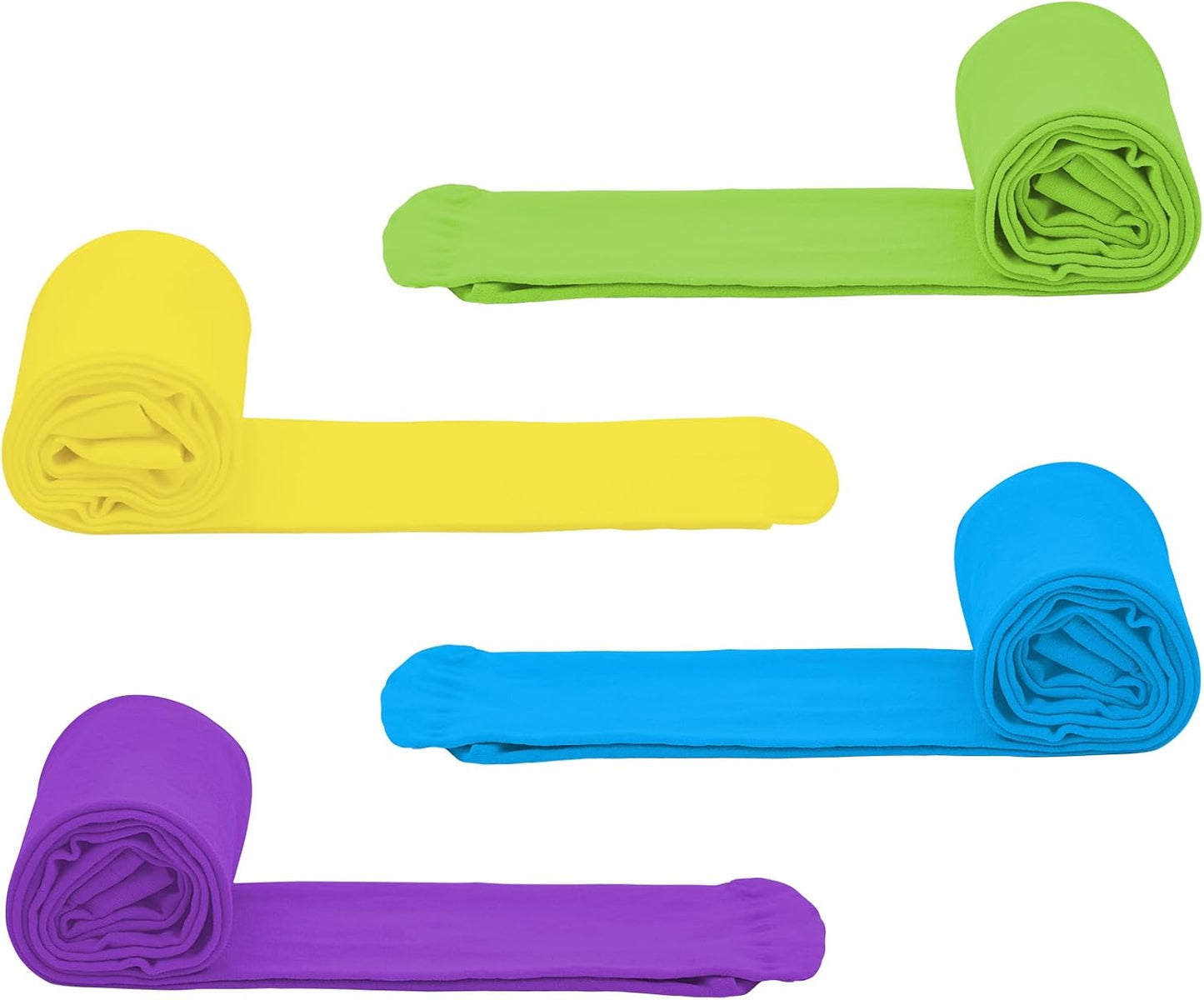 Zando 4 Pairs Tights for Girls Ultra Soft Velvet Dance Tights for Girls Ballet Gymnastics School Uniform 1-14 Years