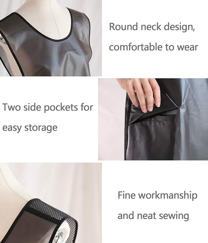 NEWGEM Japanese Linen Cross Back Cooking Aprons for Women Men with Pockets Cute for Baking Kitchen