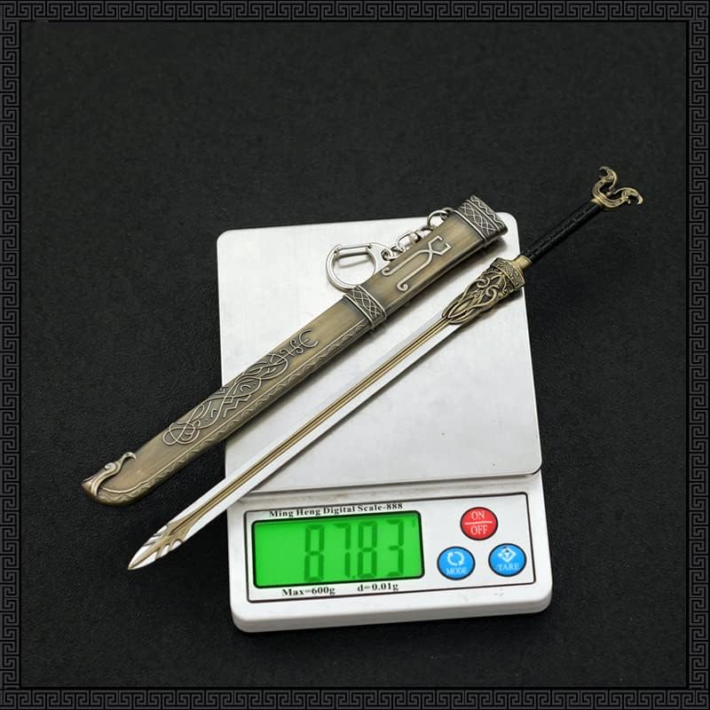 God of War Ragnarök Kratos Action Figures Game Toys Collection Keychain Desk Decoration Backpack Pendant Gift (Freya's Sword Thrungva)