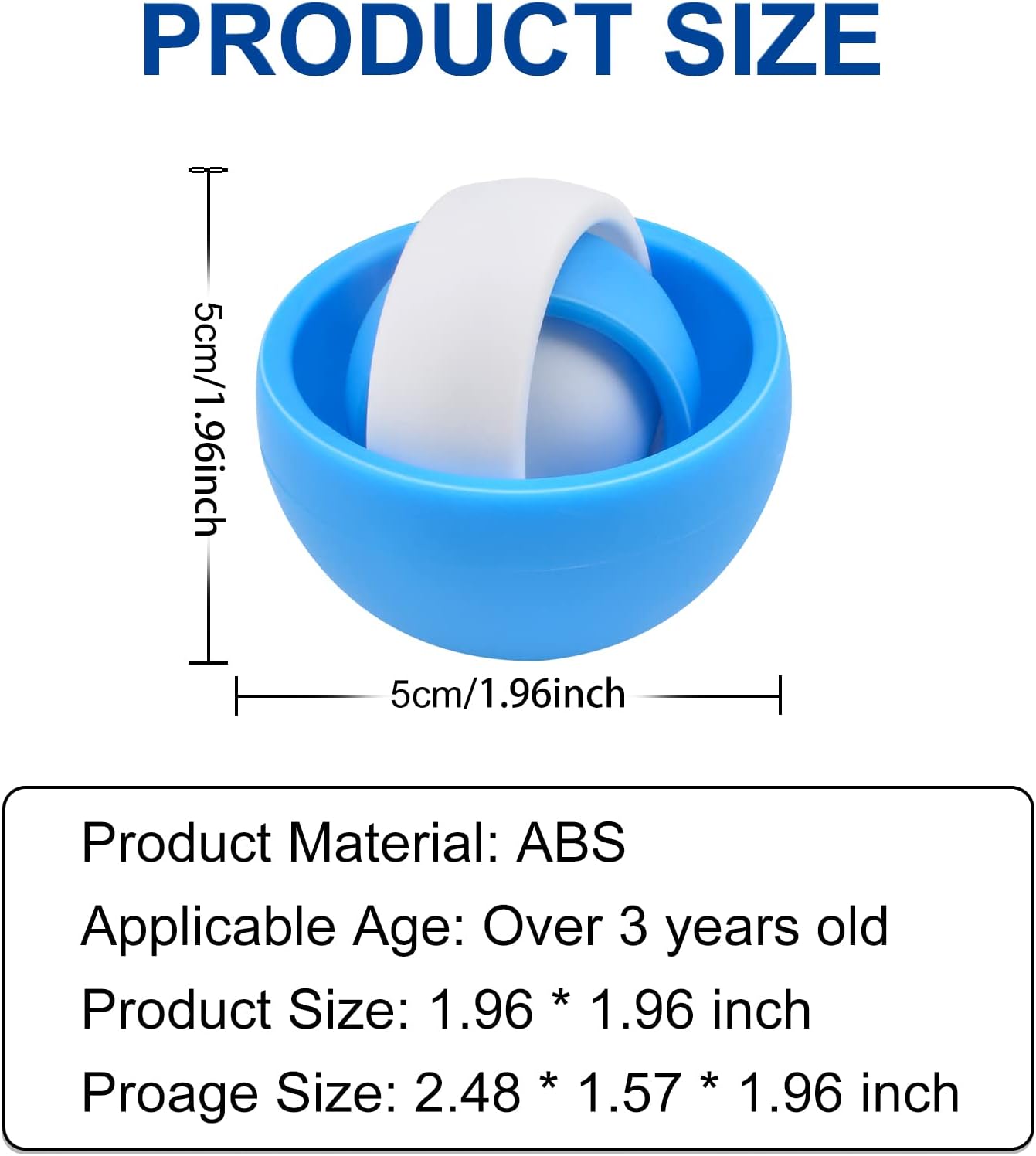 Fidget Toys for Kids, Fidget Gyro for Adults, Gifts for Boys Girls Teens Kids Christmas New Year Valentine's Day, ADHD Autism Stress Relief Finger Toys Classroom