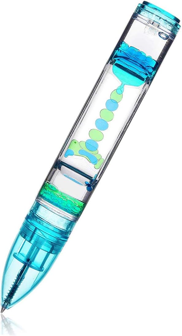 YUE ACTION Liquid Motion Timer Pen / Liquid Timer Pen / Multi Colored Fidget Pen for Desk Toys, Novelty Gift ,Novelty Toy, Single Pack
