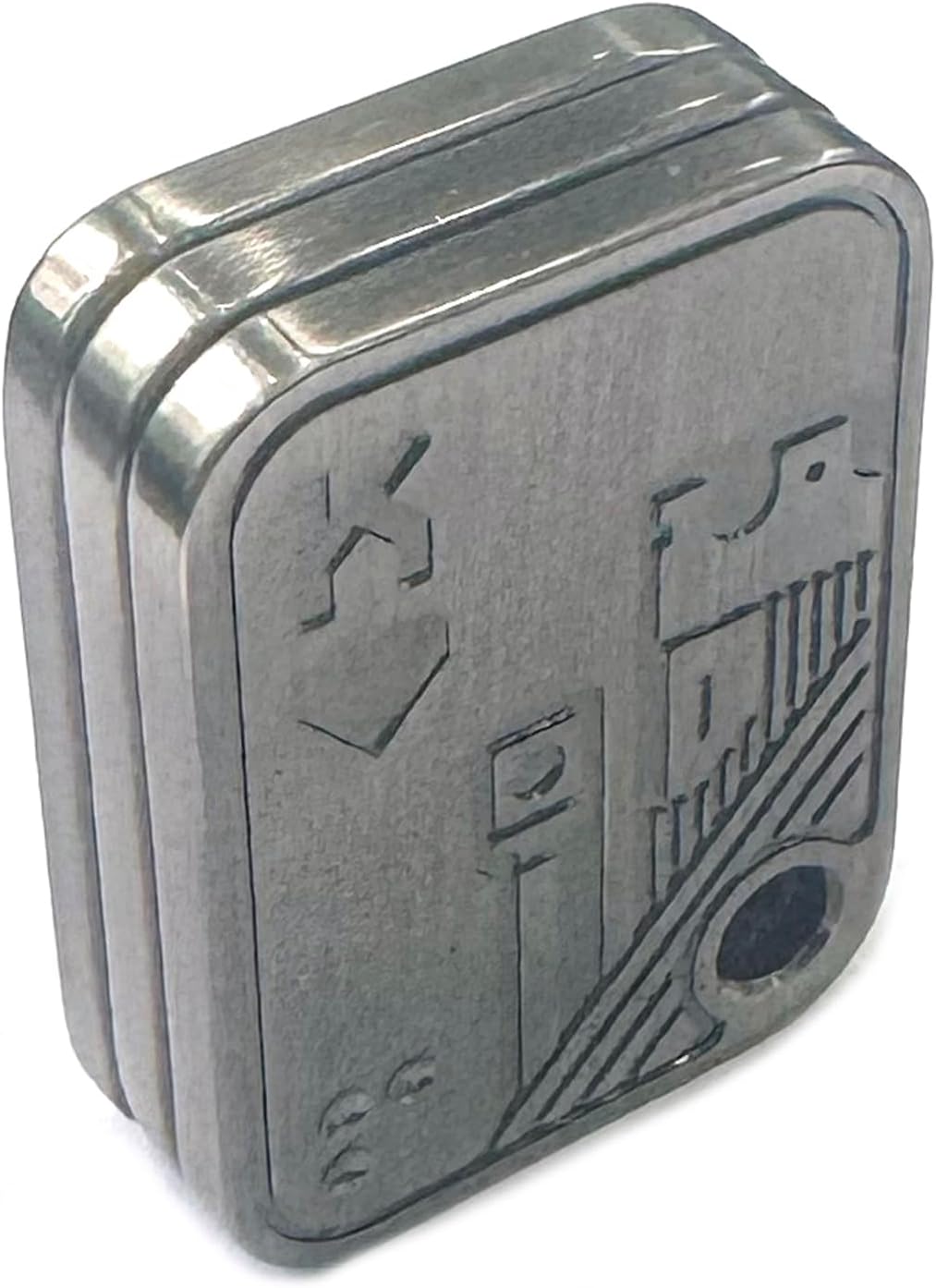 Poker Magnetic Metal Fidget Toys - ADHD Stress Relief Toy Metal Push Card Fidget Slider, Men EDC Toy Fidget Autism Sensory Toy, ADHD Office Desk Toys Gifts Boyfriend Father