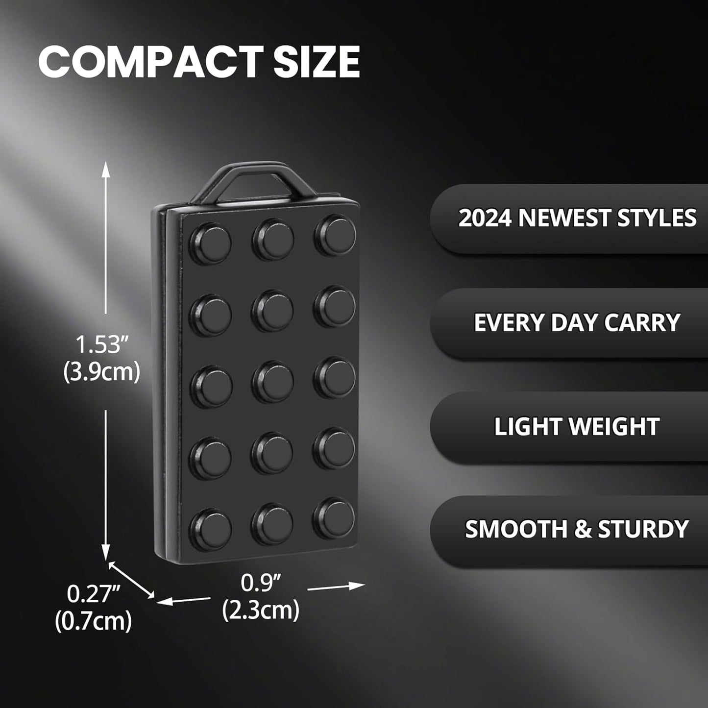 EDCFANS Fidget Slider, Fidget Toys Adults, EDC Metal Magnetic Fidgets Toys for Adult Anxiety ADHD, Sensory Toys Adults, Small Fidget Stress Toys, Desk Toys for Office, Cool Gadgets Gifts for Teens Men