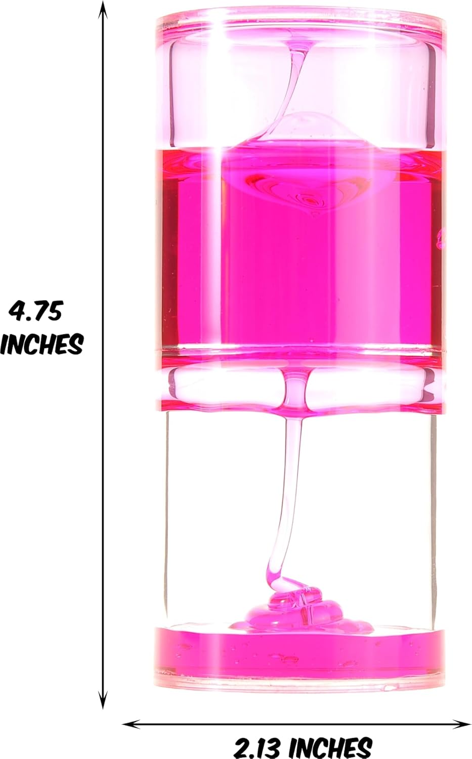 PowerTRC Liquid Motion Spiral Timer Fidget Calming and Soothing Desktop Toy Sensory Visual Toy Beautiful Ooze Tube for Autism, Anxiety & ADHD