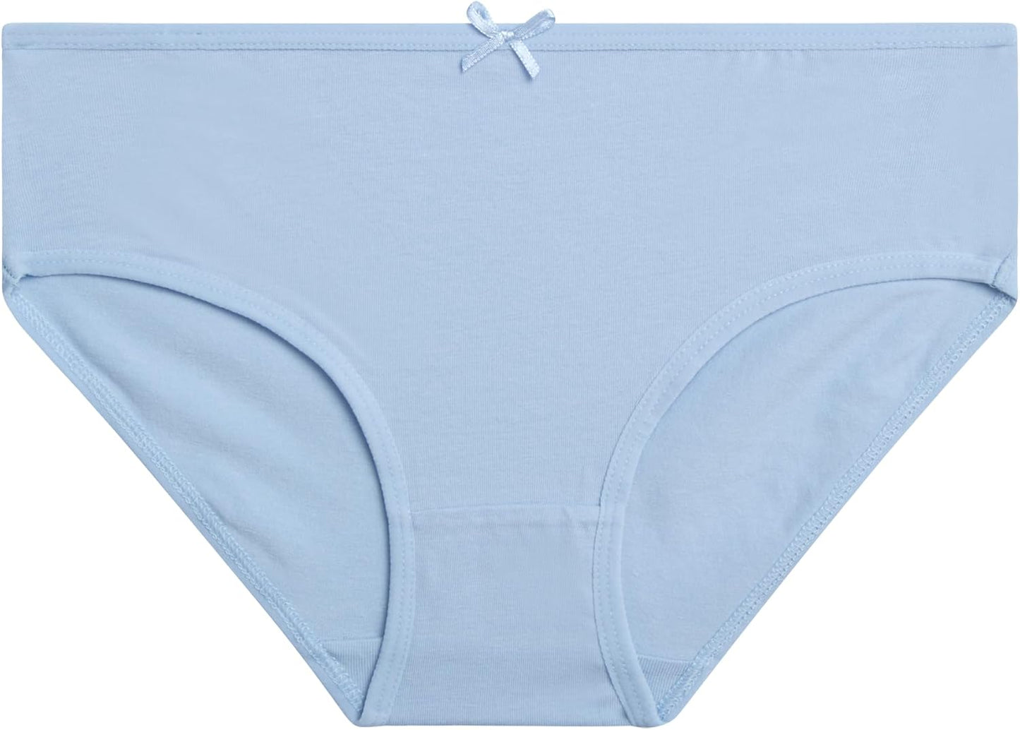 Laura Ashley Girls Underwear - 5 Pack Soft Stretch Breathable Panties for Girls - Lightweight Cotton Panties (Size: 4-12)