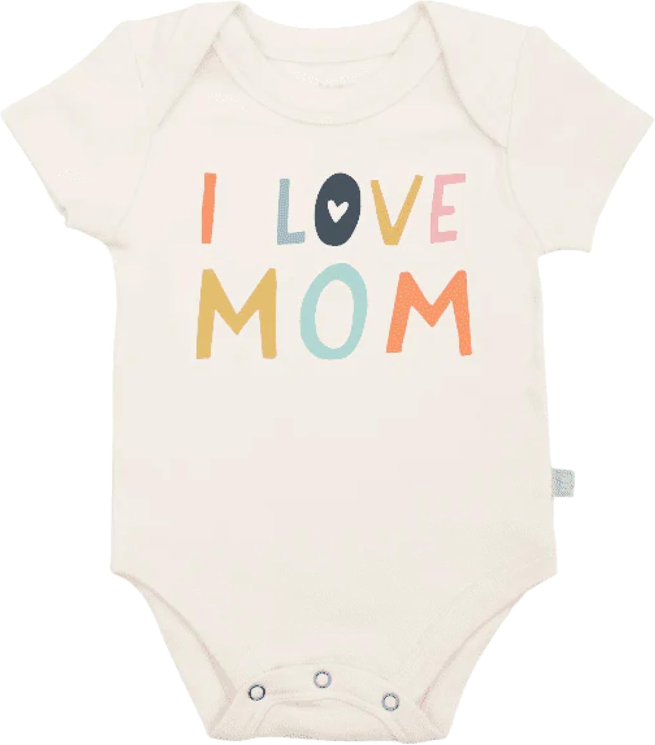 Finn + Emma Organic Cotton Graphic Baby Onesie - Gender Neutral Bodysuits for Babies 0-12 Months in Multiple Sizes and Styles