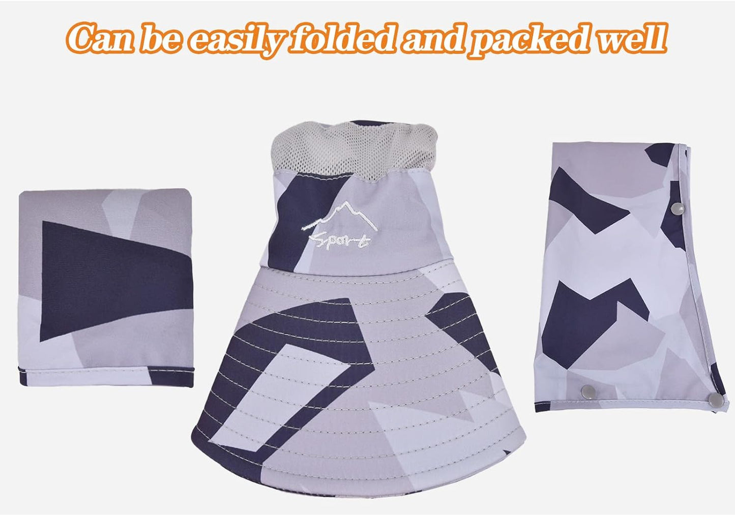 Sun Hats for Men Women Fishing Hat UPF 50+ Breathable Wide Brim Summer UV Protection Hat