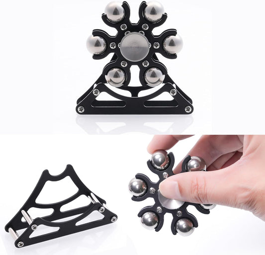 Desk-Fidget-Toys for Ferris-Wheels-Spinner: 4mins Kinetic-Metal-Spinner, Cool-Gadgets-Stuff for Kid Children Teen Adult EDC-Toy, ADHD Tools Stress Relief for Office Home School Men Woman Christmas